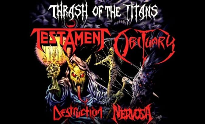 🇧🇷 NERVOSA Substitui GOATWHORE na Turnê Thrash Of The Titans,com TESTAMENT e OBITUARY