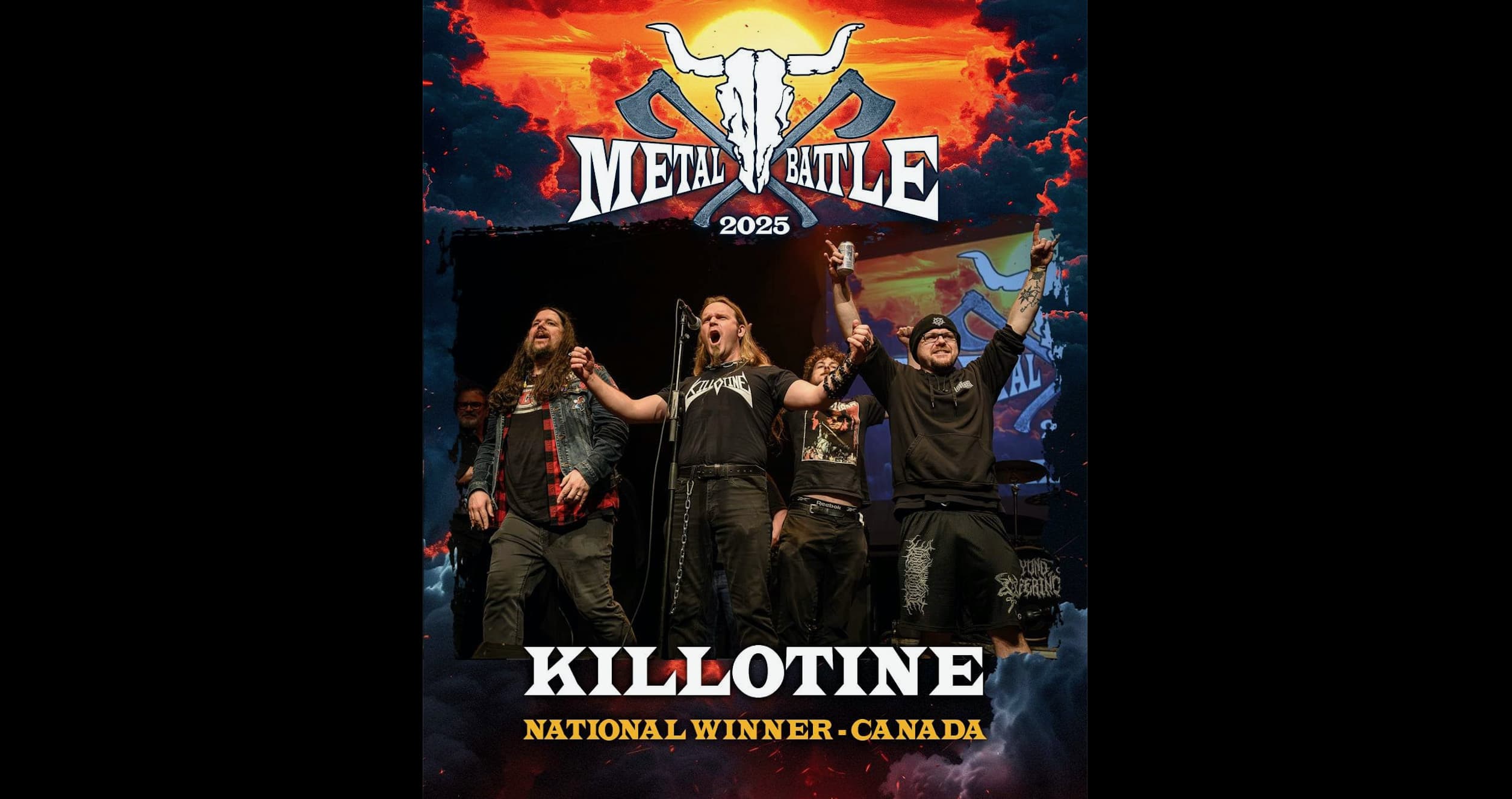 KILLOTINE 🇨🇦 — Vence o Wacken Metal Battle e Representará o País no Wacken Open Air