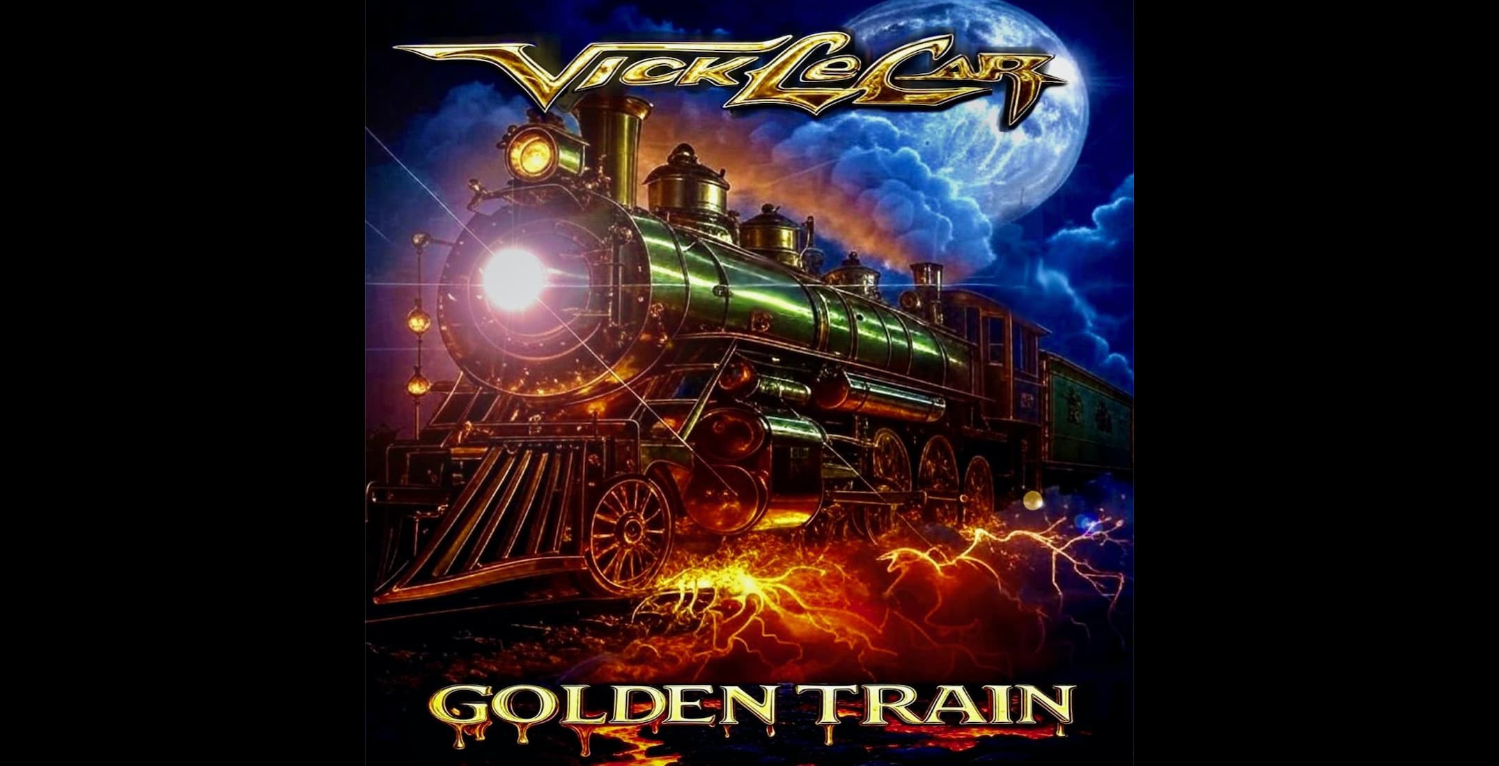VICK LeCAR Lança “Golden Train”: Uma Jornada de Hard Rock, Esperança e Redenção